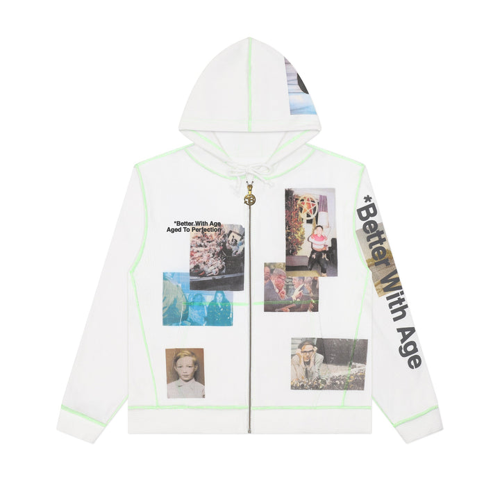 Ricky Waffle Zip-Up Hoodie