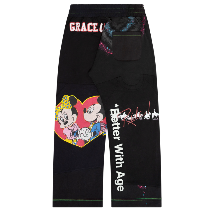 Black Remoir Reconstructed Sweatpant