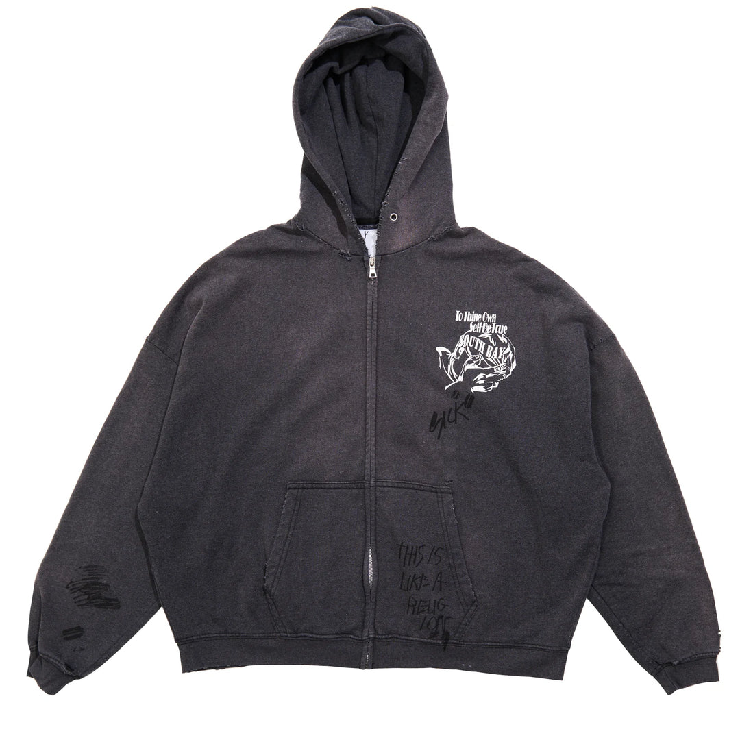 Carrying The Message Zip Hoodie