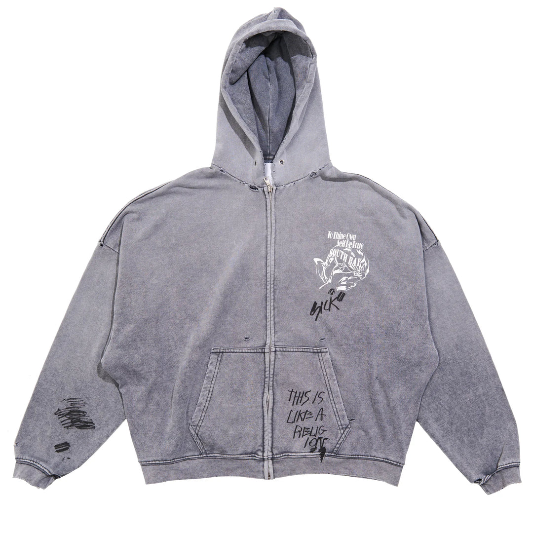 Carrying The Message Zip Hoodie