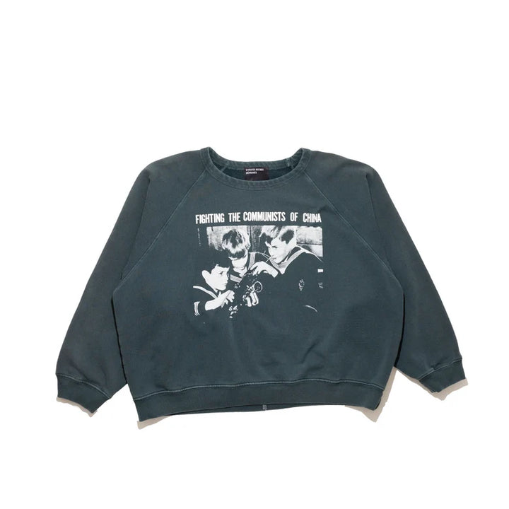 Fighting Communists Raglan Crewneck