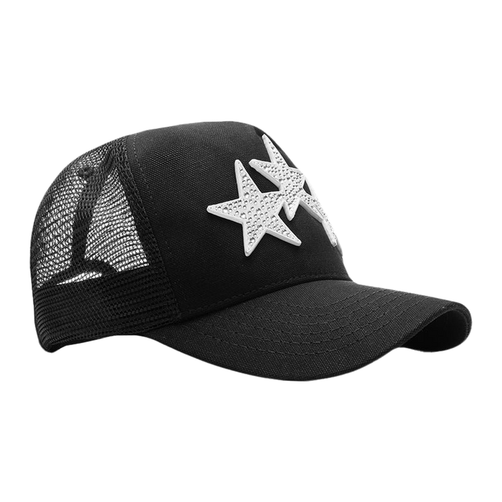 Crystal 3 Star Trucker Hat