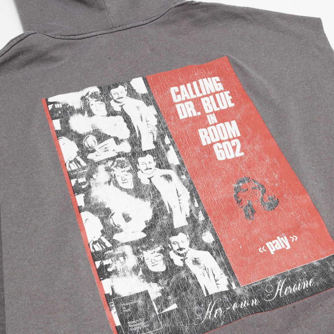 Dr. Blue Cut Off Hoodie