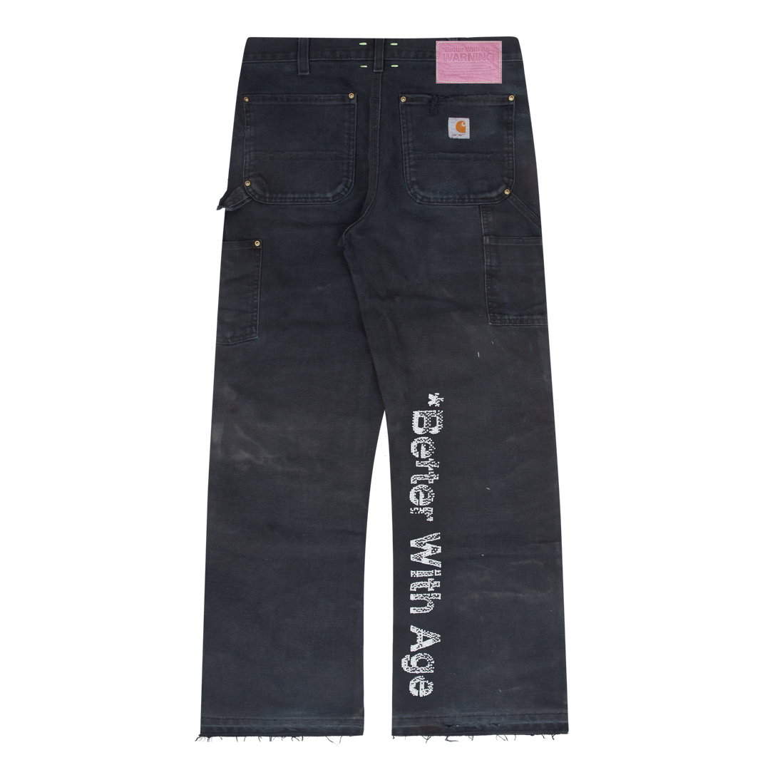 Forgot Double Knee Hand-Beaded Trouser