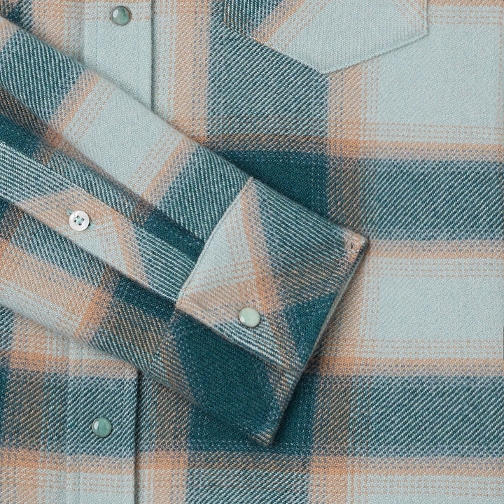 Shadow Plaid Cashmere Shirt