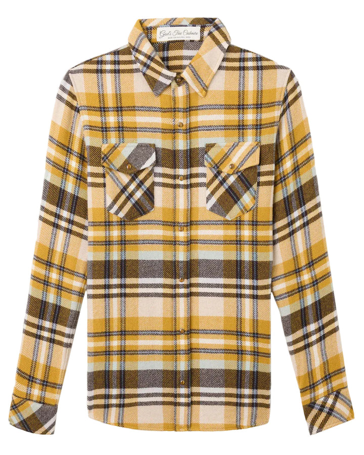 Abundance Tartan Cashmere Shirt