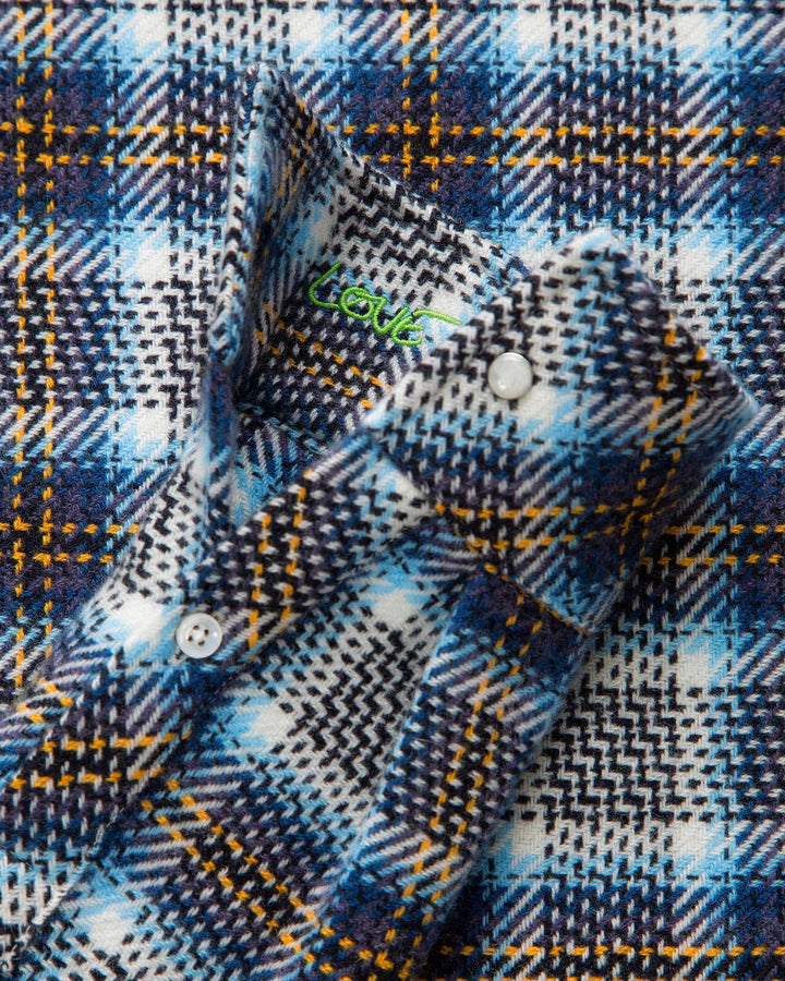 Lightning Storm Tartan Cashmere Shirt