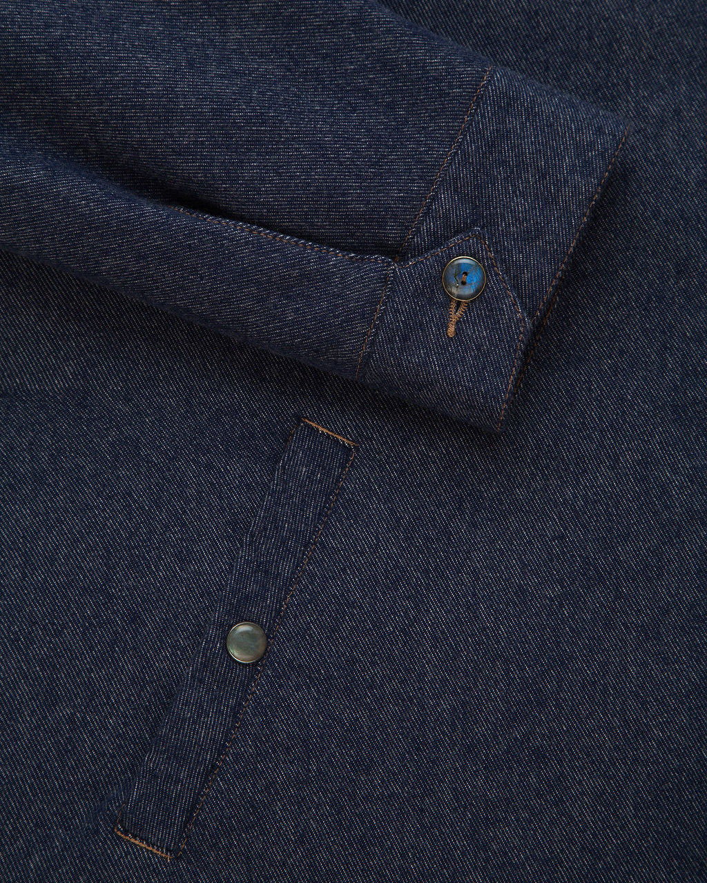 Cashmere Denim Fly Jacket
