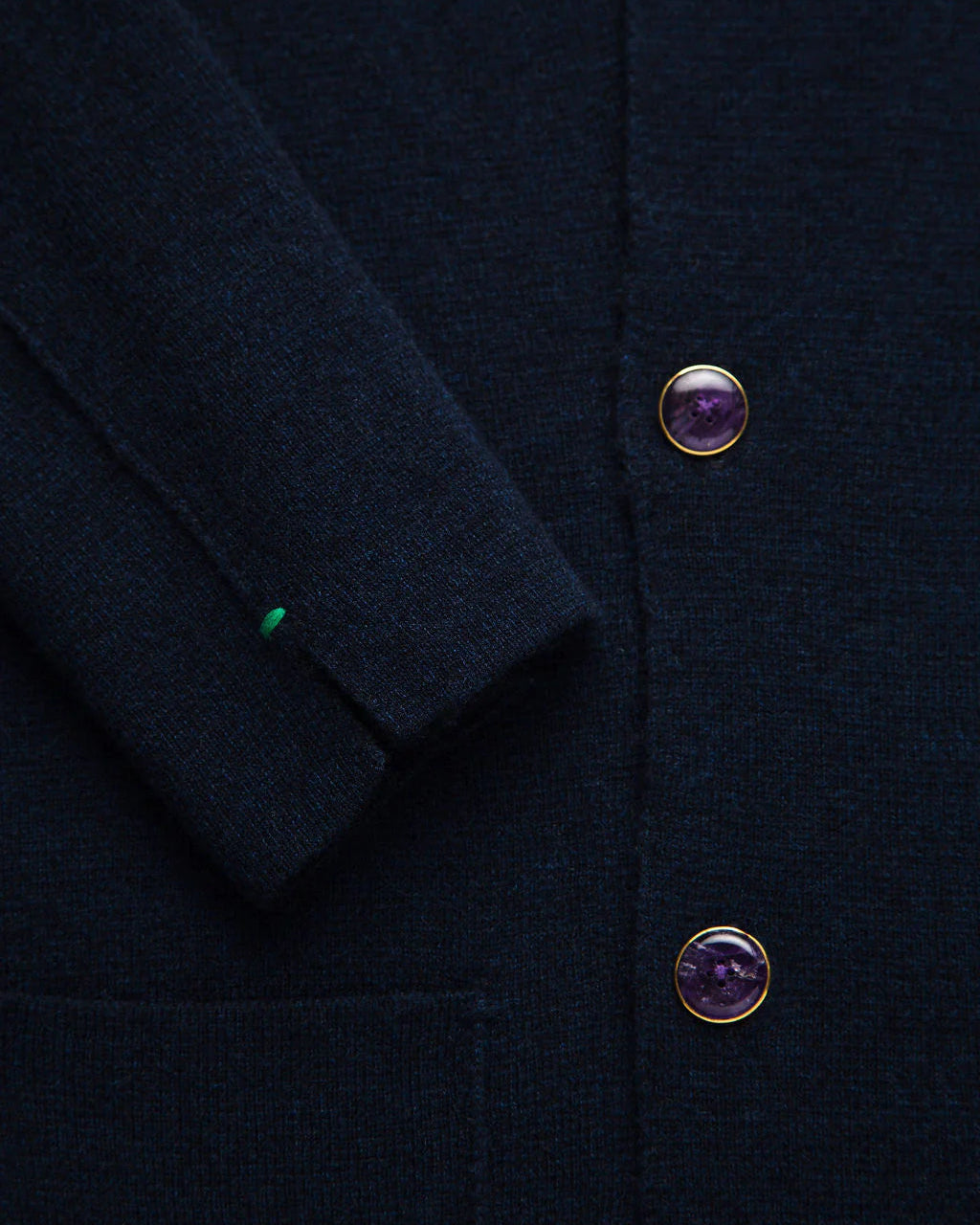 Navy Knit Travel Blazer