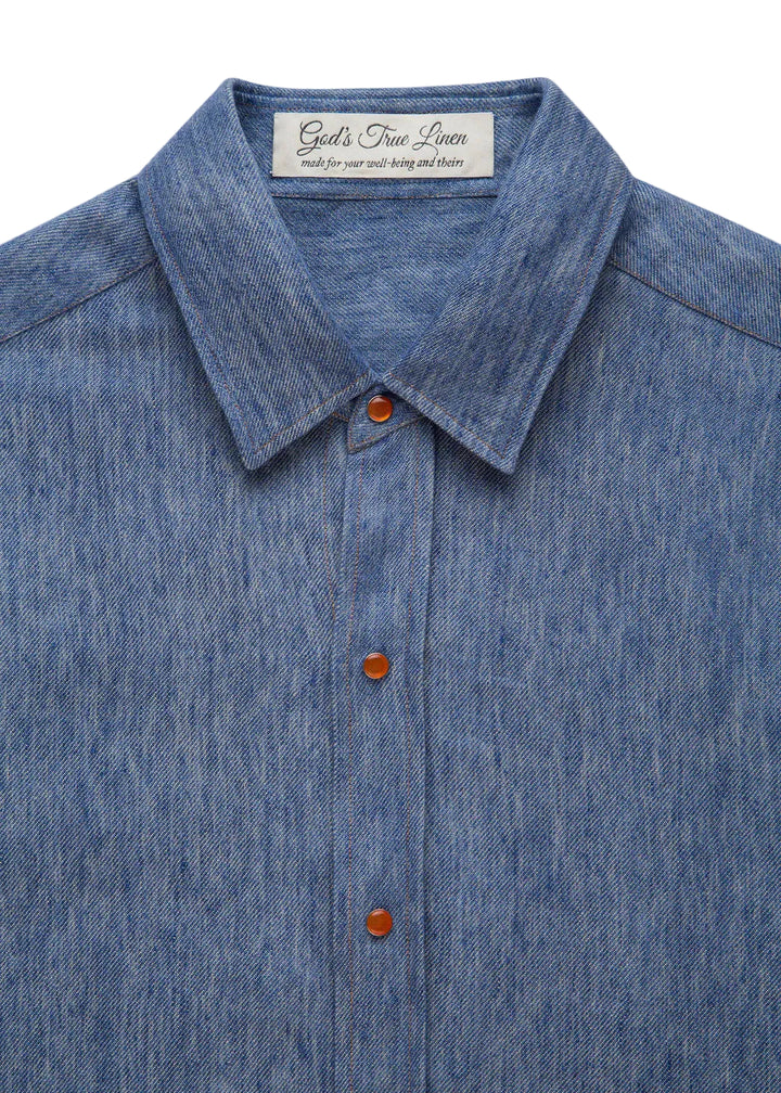Linen Denim Shirt