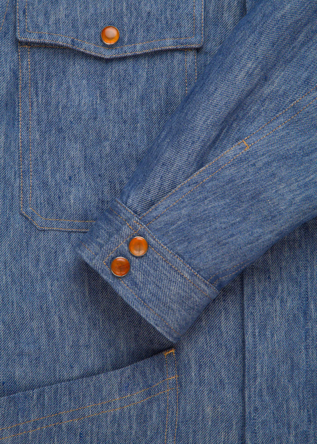 Linen Denim Jacket