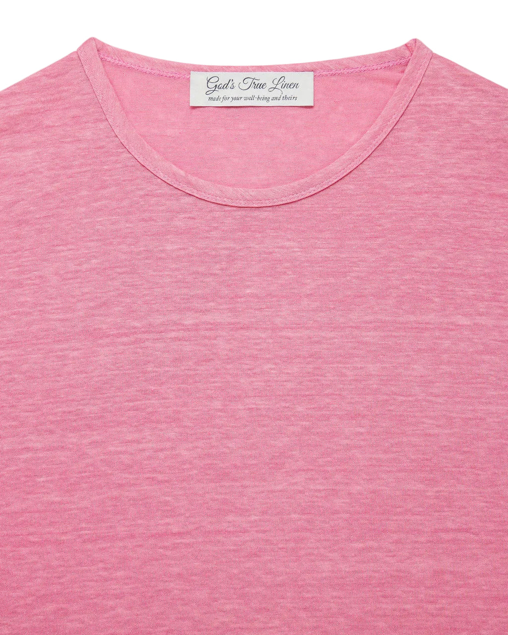Blush Signature Linen T-Shirt Jersey