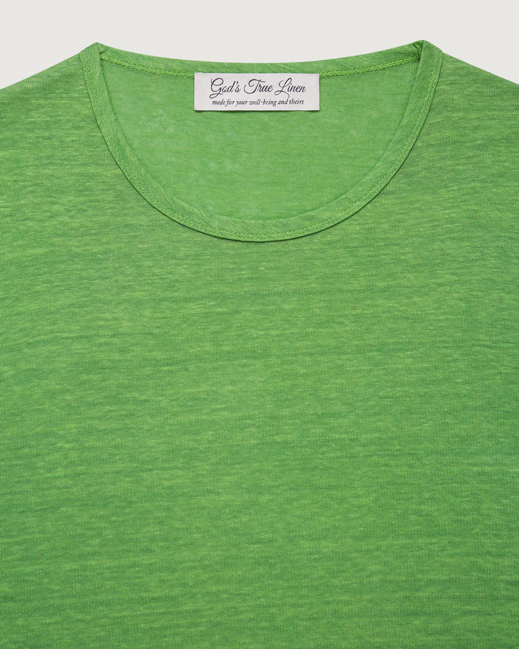 Grass Signature Linen T-Shirt Jersey