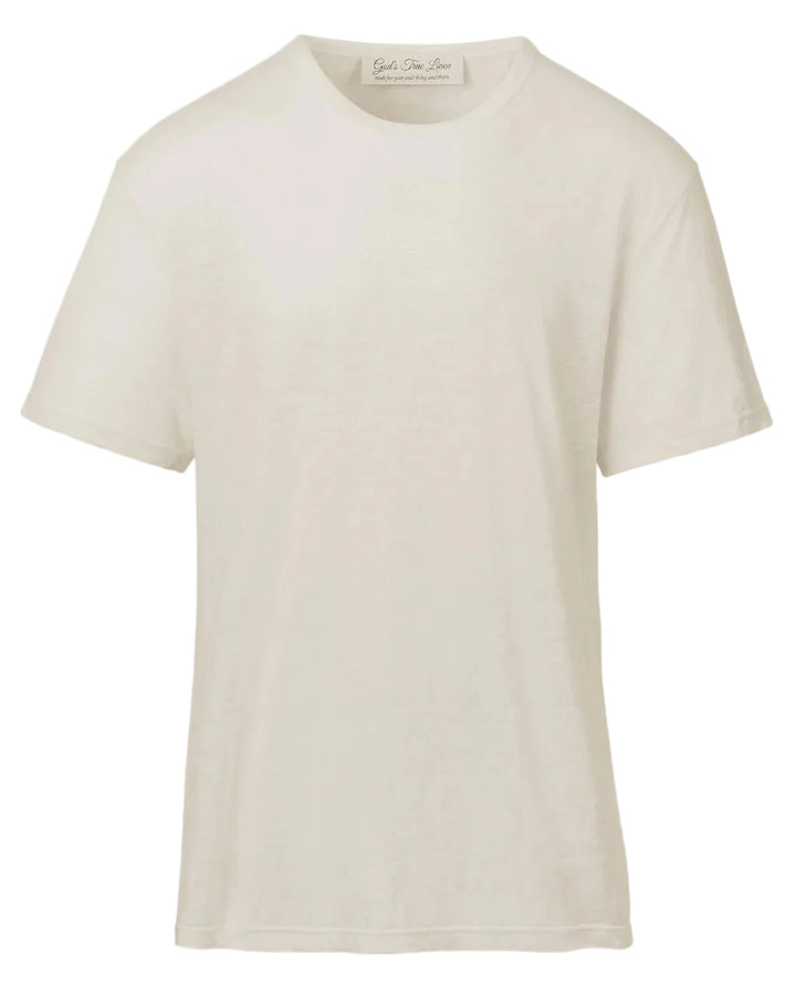 Ivory Signature Linen T-Shirt Jersey