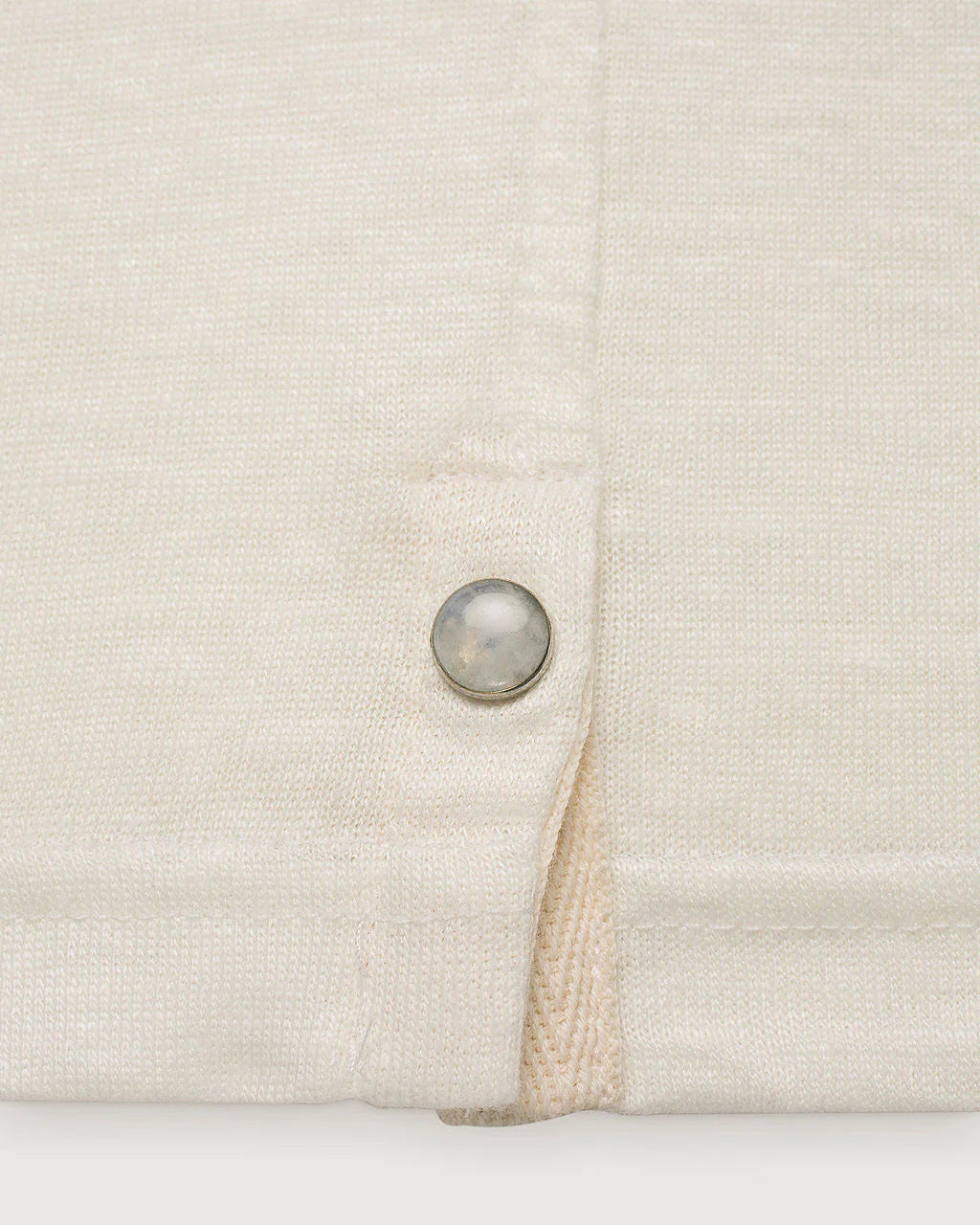 Ivory Signature Linen T-Shirt Jersey