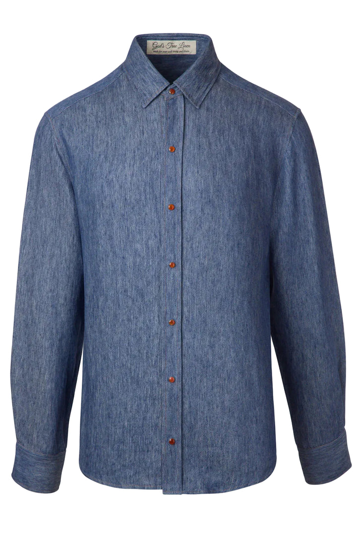 Linen Denim Shirt