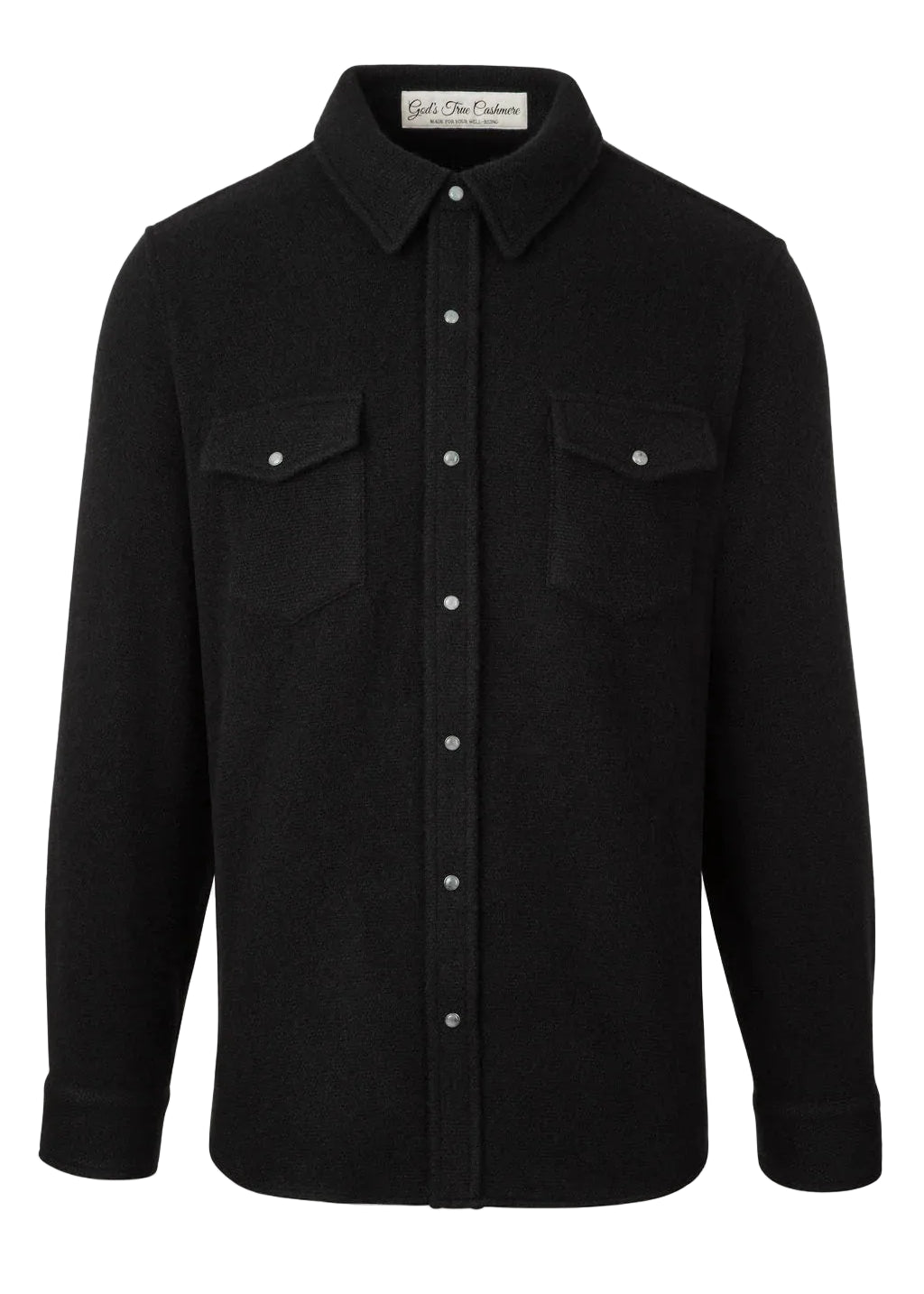 Black Cashmere Shirt