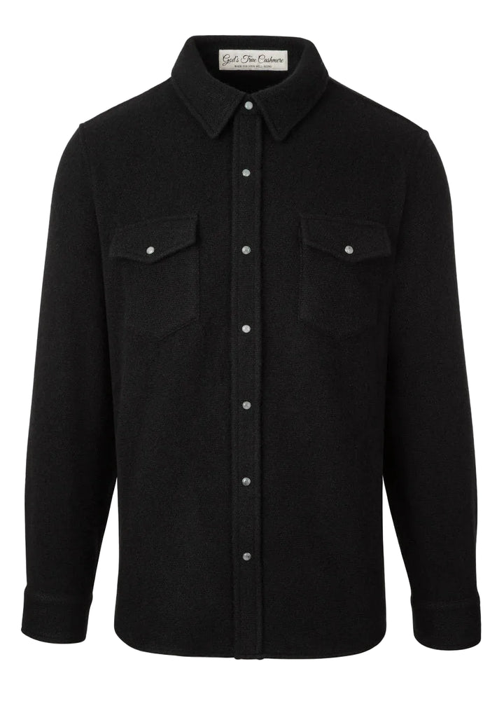 Black Cashmere Shirt