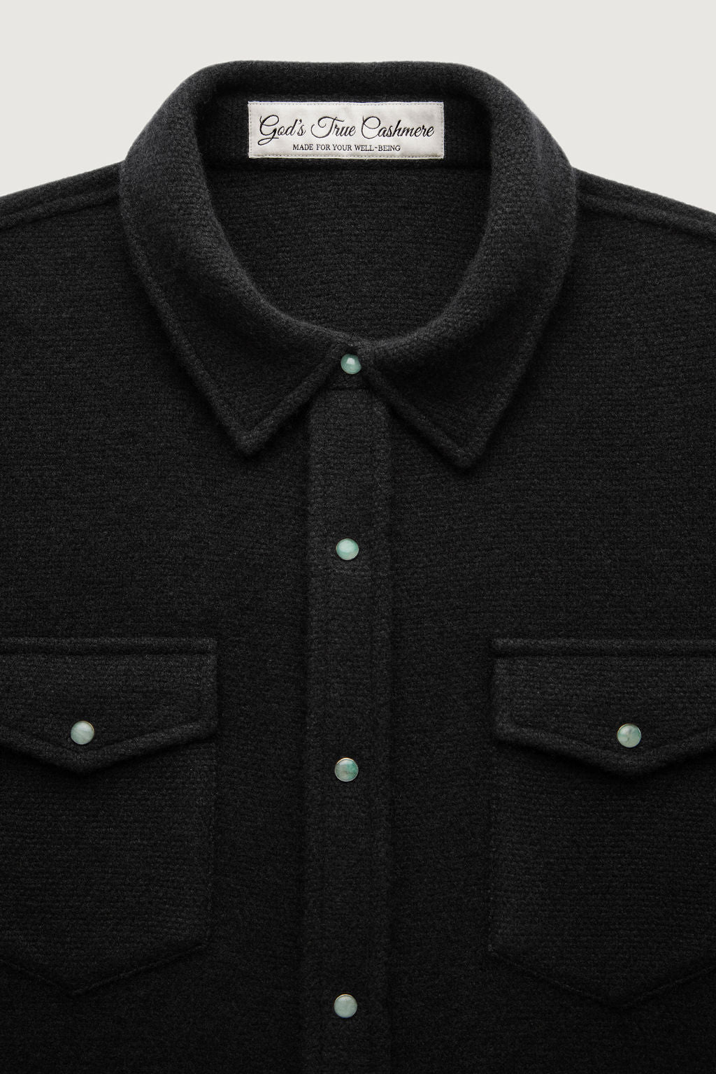 Black Cashmere Shirt