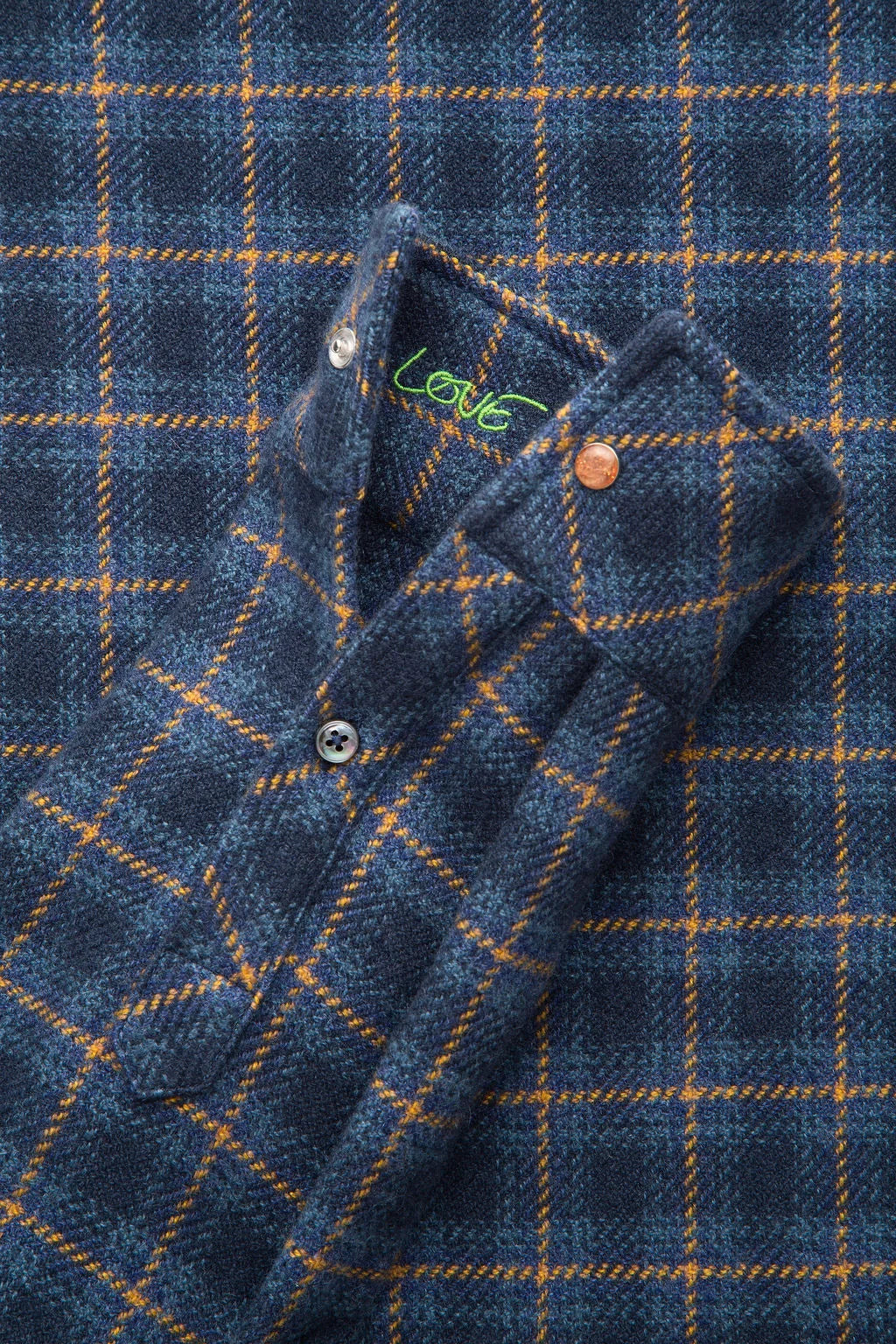 Rugged Explorer Plaid Cashmere Shirt