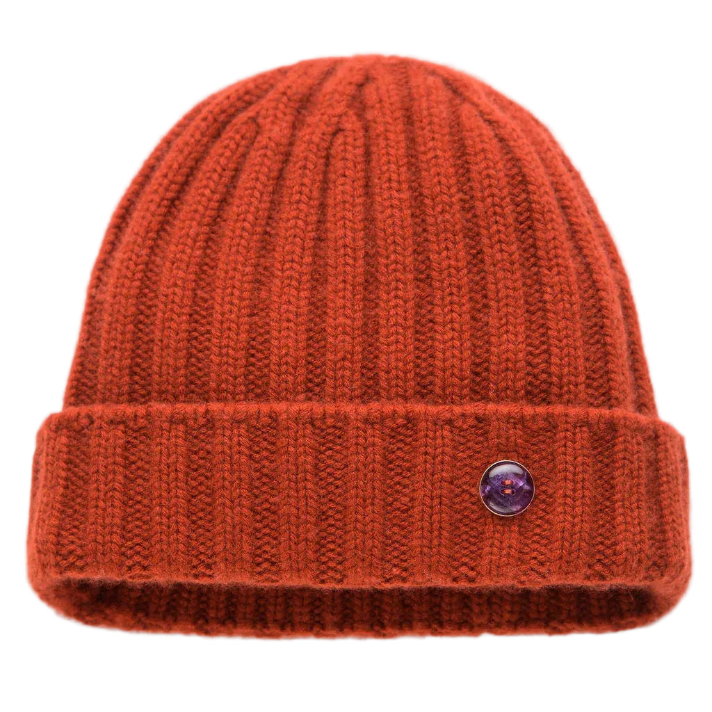 Sienna Cashmere Rib Beanie
