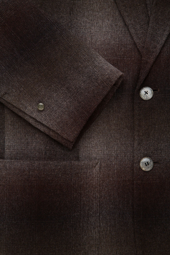 Chocolate Brown Lightweight Cashmere Travel Blazer