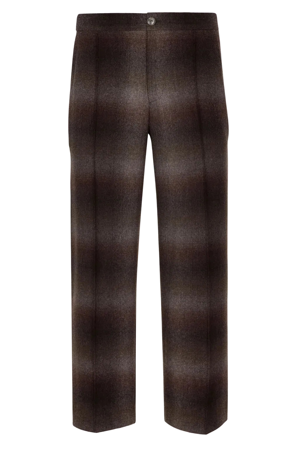 Chocolate Brown Cashmere Tailored Pant