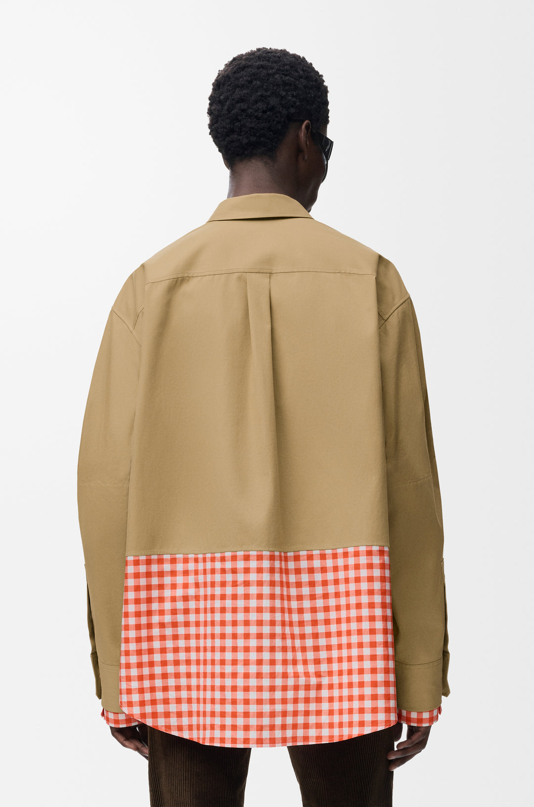 Shirt in cotton twill and poplin