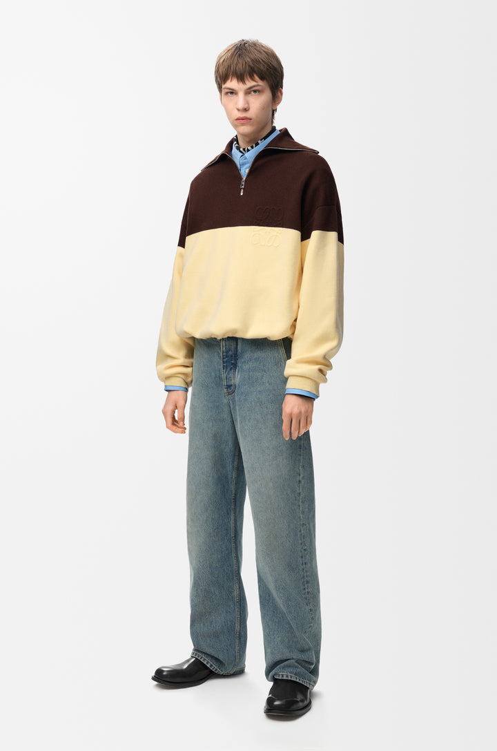 Sweater in cotton blend