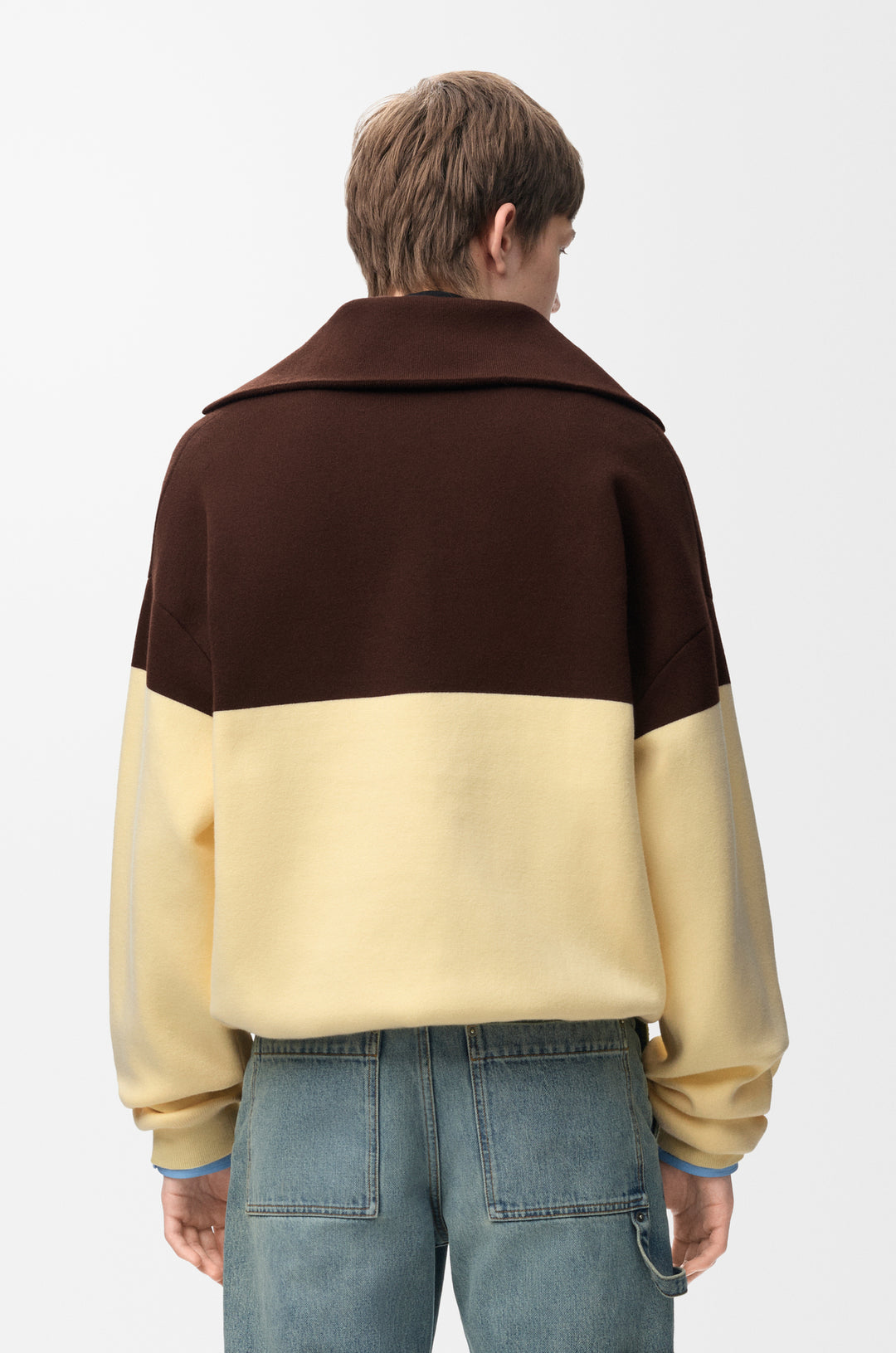 Sweater in cotton blend