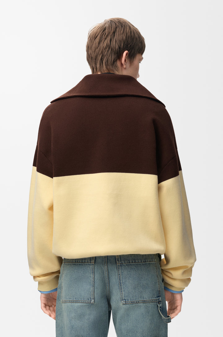 Sweater in cotton blend