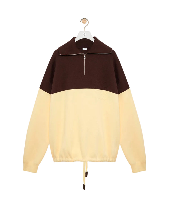 Sweater in cotton blend