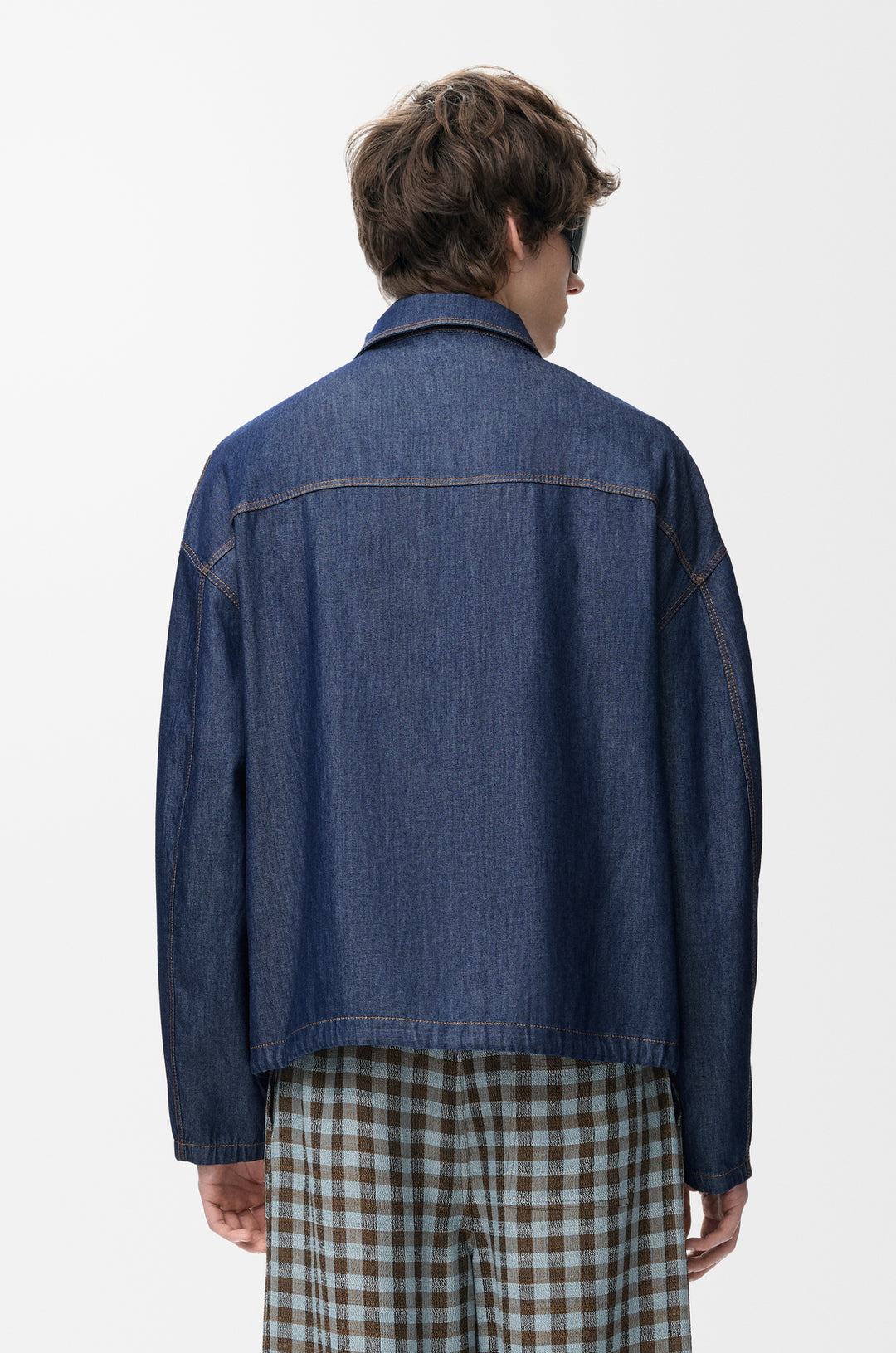 Zip-up jacket in cotton