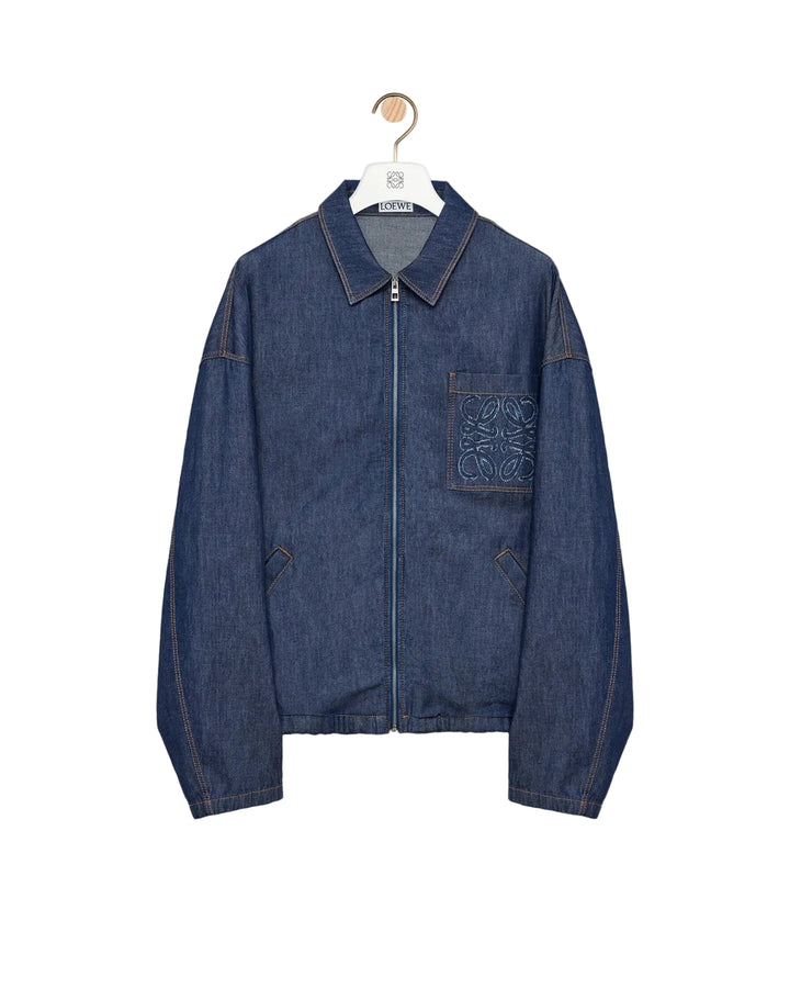 Zip-up jacket in cotton