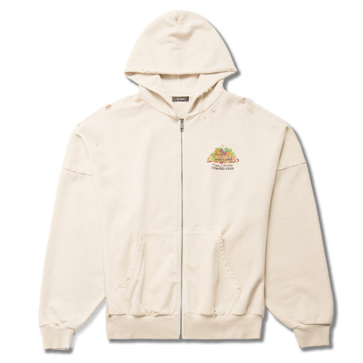 Hooligan Zip Through Hoodie - "Willy Produce"