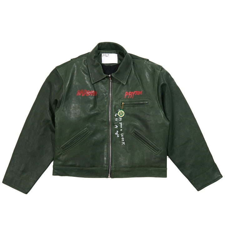 I Am Not Ashamed Leather Work Jacket