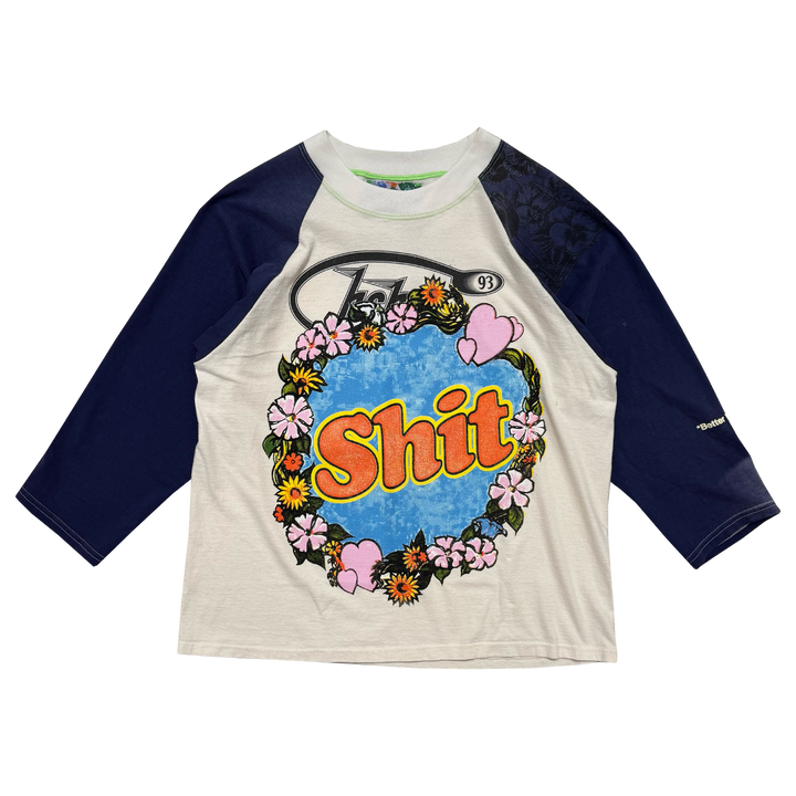 Shit Fuck Raglan Tee Shirt