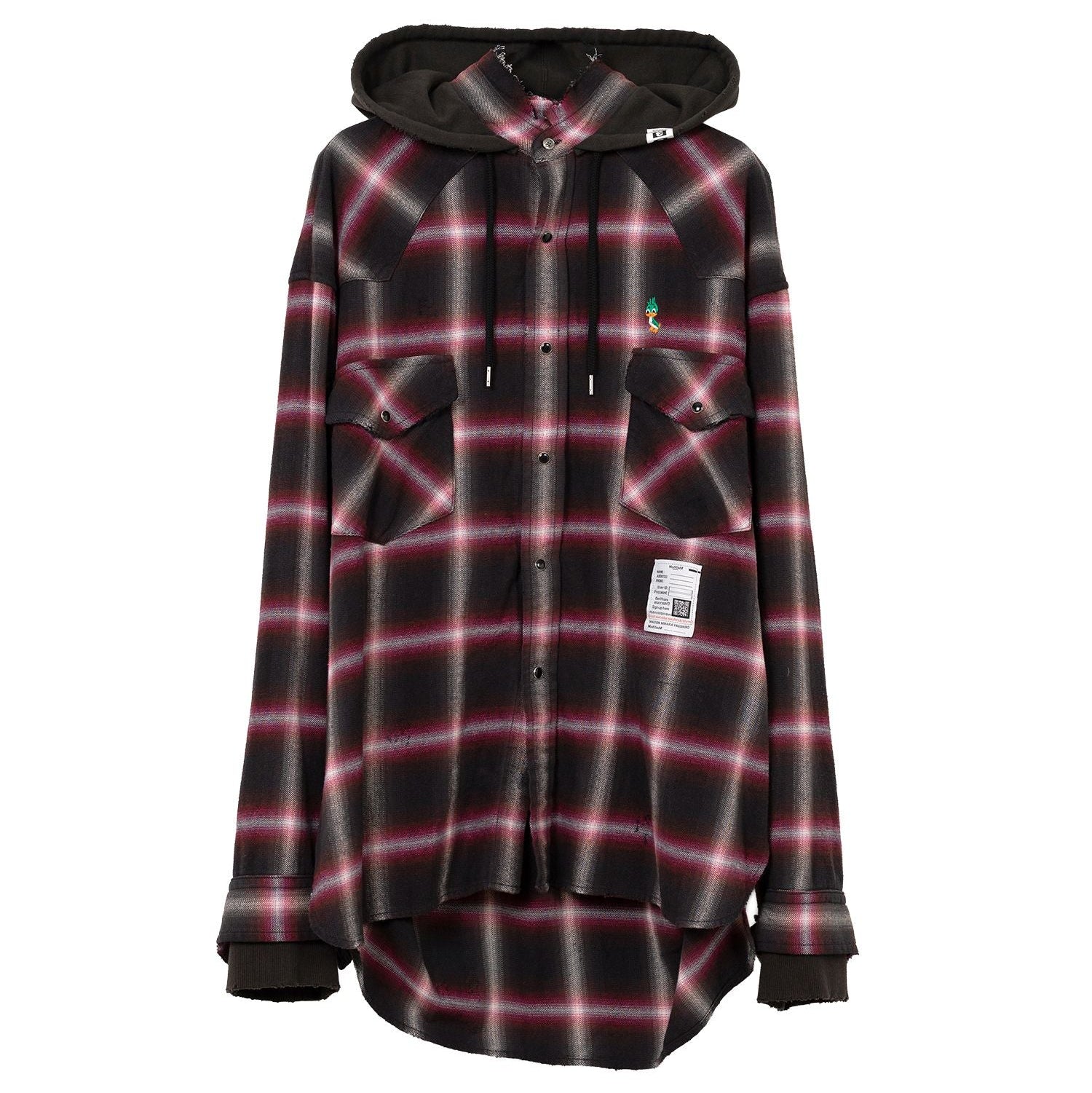 Hoodie Combine Checkered Shirt – Patron of the New