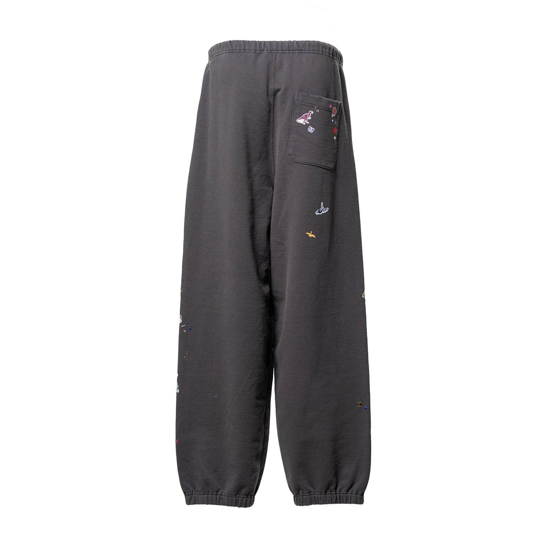 Kids Sticker Printed Sweat Pants