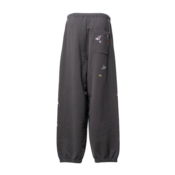 Kids Sticker Printed Sweat Pants