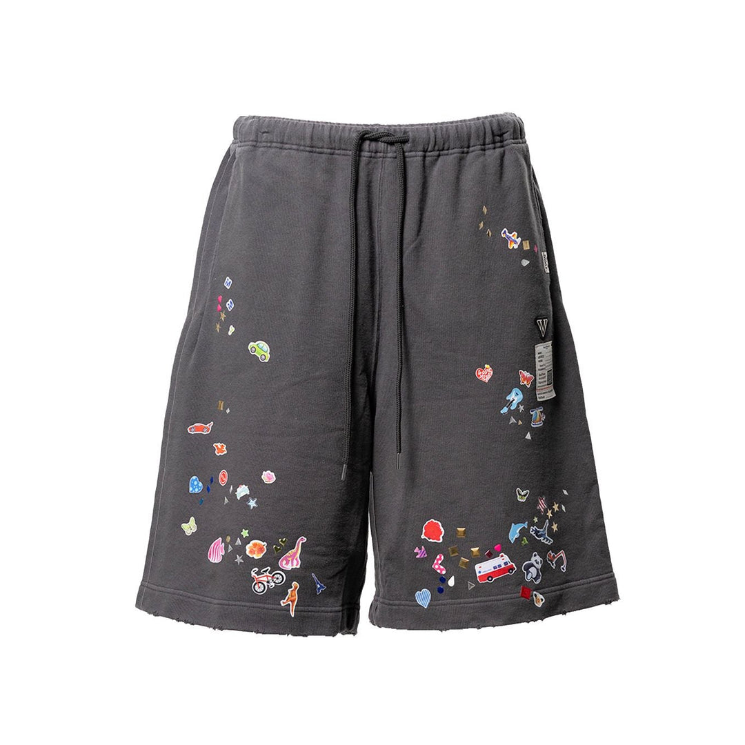 Kids Sticker Printed Sweat Shorts
