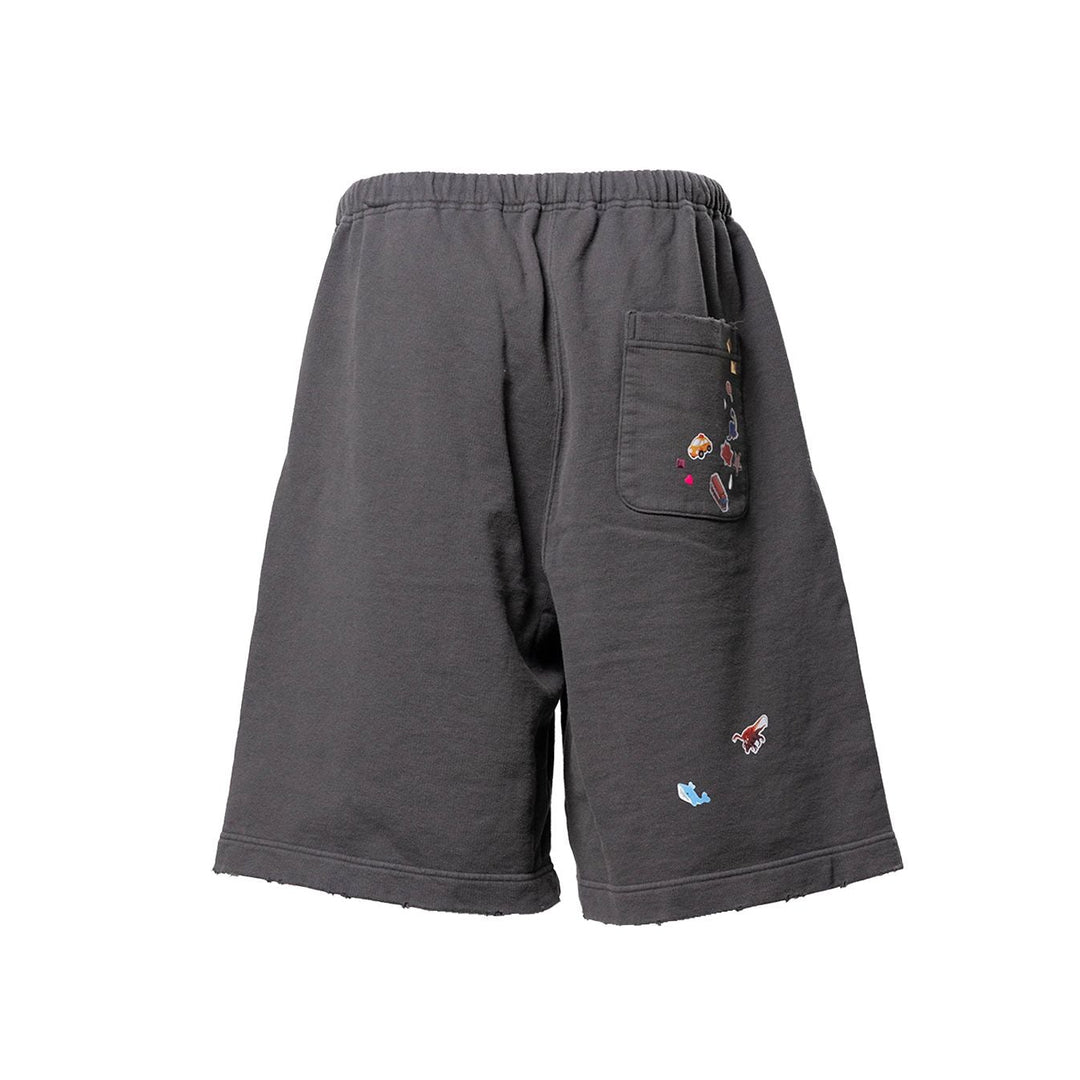 Kids Sticker Printed Sweat Shorts