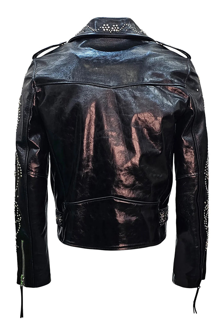 Hudson Starburst Leather Jacket