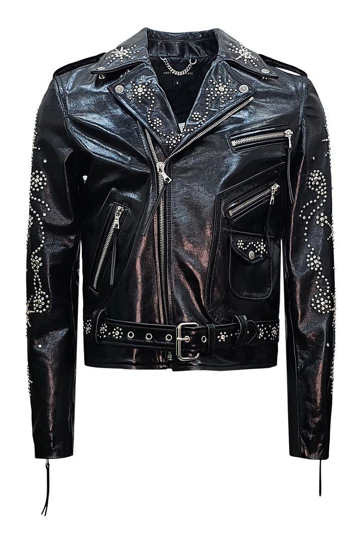 Hudson Starburst Leather Jacket