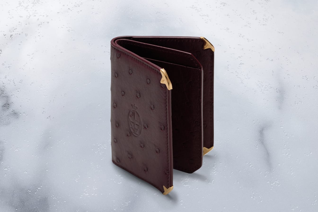 Elston Trifold Wallet - Ostrich – Patron of the New