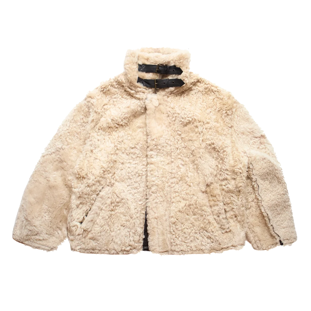Artisanal Cropped Jacket Shearling