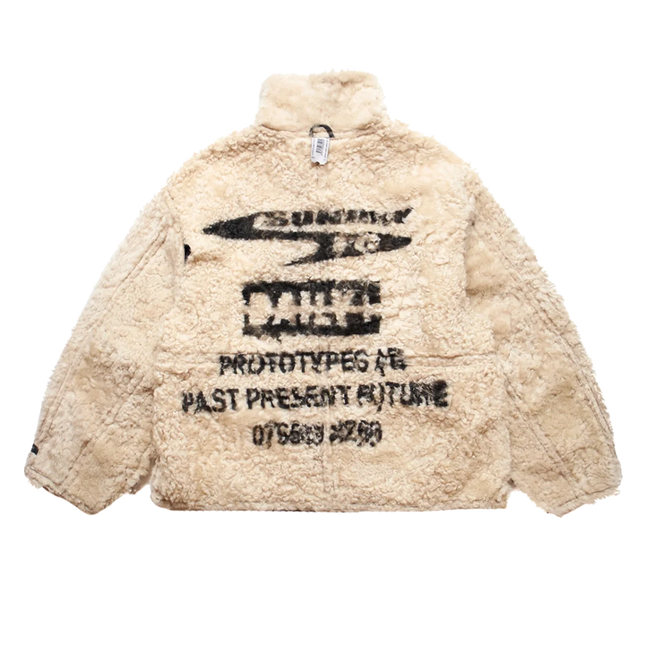 Artisanal Cropped Jacket Shearling