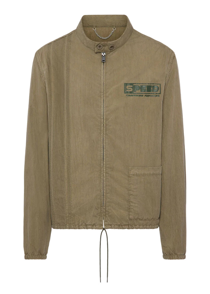 Vintage-Style Sportswear Jacket