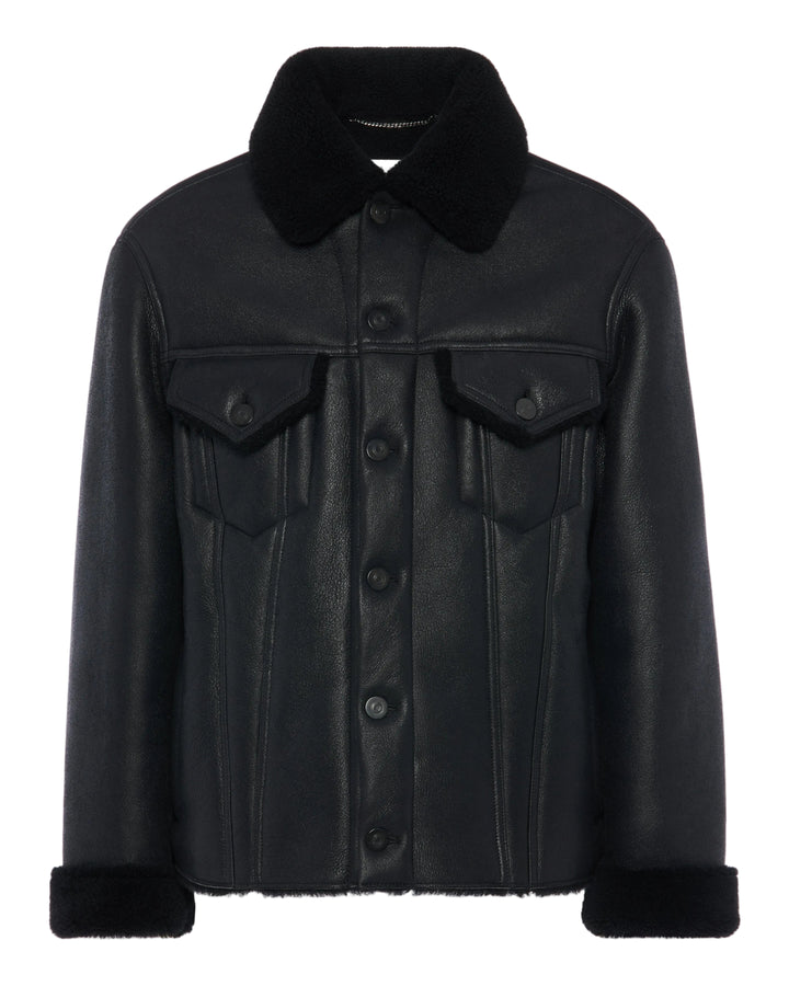 Waxed Shearling Jacket