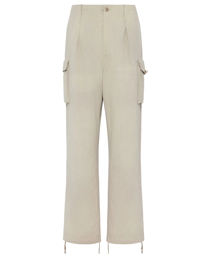 Cotton-Blend Cargo Trousers